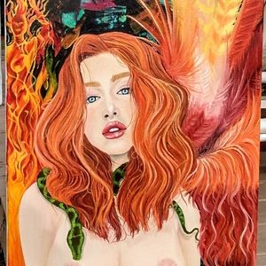 (Sold)Rebirth original oil painting